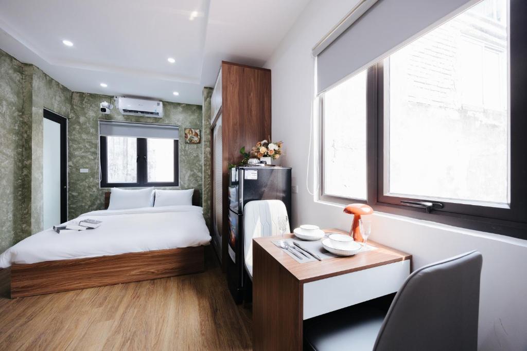 BOHO Văn Miếu - Cozy Studio with LIFT, Netflix, washer anđ dryer – Hanoi