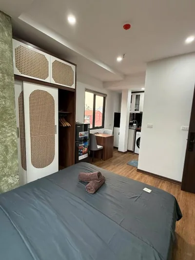 BOHO Văn Miếu - Cozy Studio with LIFT, Netflix, washer anđ dryer – Fotos 14